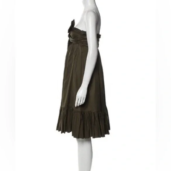 Diane Von Furstengerg Halter Tie Riffle Dress - Picture 5 of 6